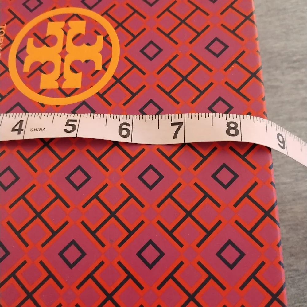 Tory Burch Shoe Box With Bold Geometric Design - Empty